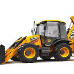 Экскаватор-погрузчик JCB 4СХ с гидромолотом, с вилами.